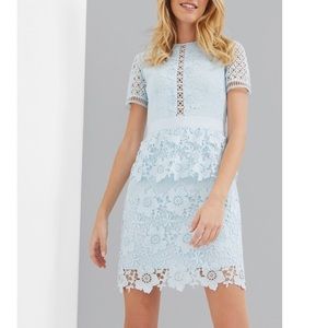 Ted Baker - Light blue lace dress